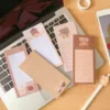 Cookie Scarf Little Bear Long Note Book Cookie Cute Bear Tearable Message Note Memo Book 6