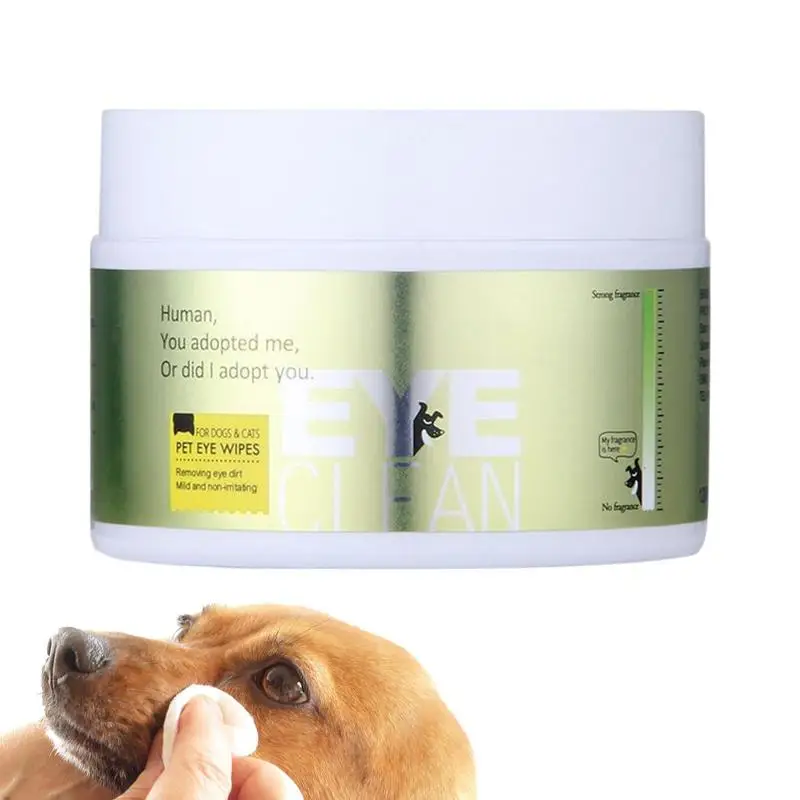 

Tear Stain Remover For Dogs Eye Wash Pads Cleaning Wipes Pet Soft Wet Tissue Unscented Dog Cat Eye Cleaning Wipes Grooming