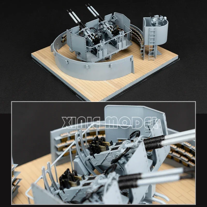 Zimi 모델 1/35 스케일 모델 키트 ZM53001 미국 해군 40mm 쿼드 보포스 AA 건 마운트, 장난감 DIY 컬렉션용