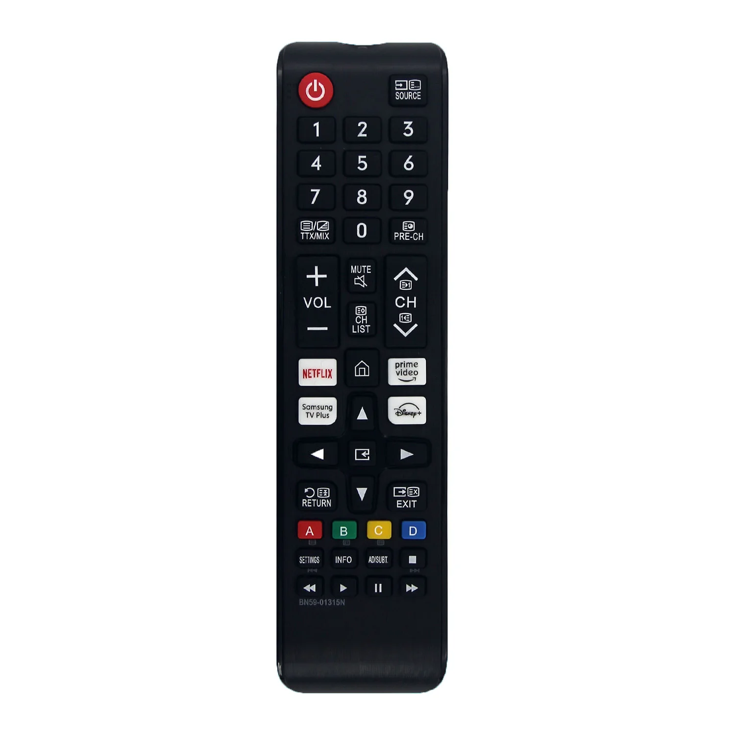 Premium Universal Remote Control for Samsung 4K UHD Smart TVs