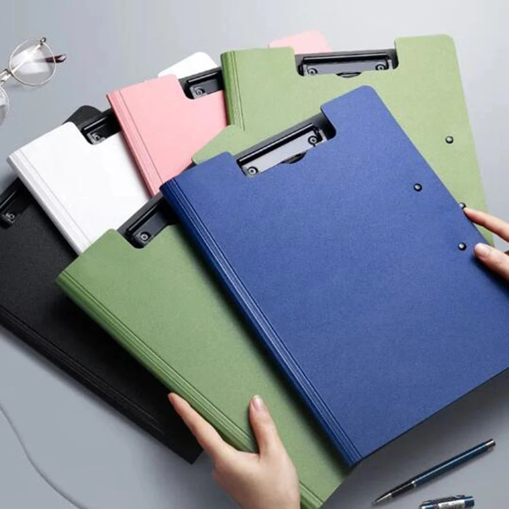 A4 Folder Board Test Paper Folder Data Storage Bag File Storage Booklet Student Data Book Business Folder