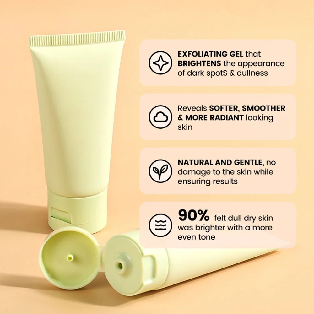 Private Label 60g Exfoliating Gel Custom Bulk Cleansing Remove Dead Skin Makeup Mikd Smooth Skins Texture Moist Easy To Use 3