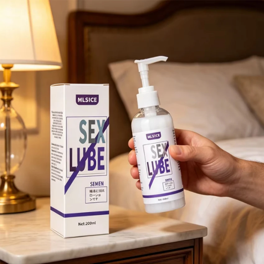 Anal Lubricant Water-based Lubrication Semen Lube For Sex Session 200ML Love Gel for Women Men Lubricants Grease Sex Toy Oil 18 5