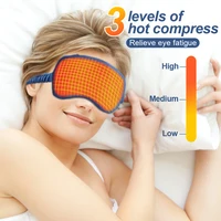 USB Eye Massager Heated Eye Shade Relieve Eye Fatiuge Remove Dark Circles Hot Eye Cover for Night Sleep Travel Office Eye Mask 2