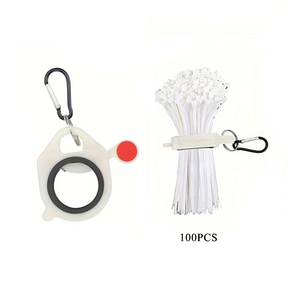 Description Picture 4 of itemSet of Zip Tie Organizer Holders with Cable Ties for Zipties Arrangement, Wire Ties Keeper for Multi-Purpose Indoor and Outdoor