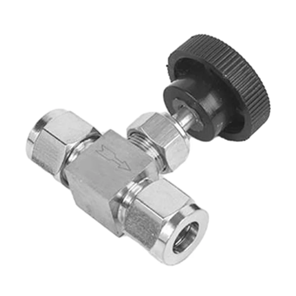 

Adjustable Needle Valve Pipe Stainless Steel Control Shutoff Needle Valve High Pressure Acid Proof Straight Card Set