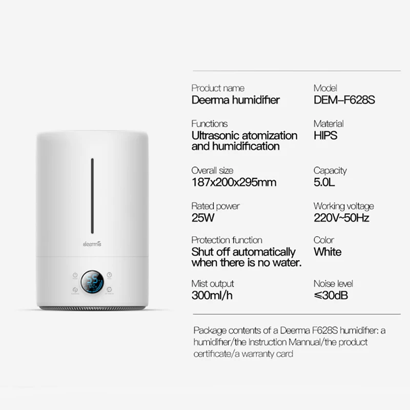 Humidificador xiaomi deerma f628s xiaomi ecosystem