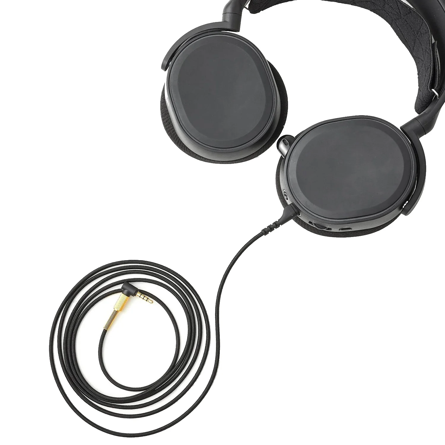 SteelSeries Arctis 3 5 7 Pro 무선 게임용 헤드폰 헤드셋 jasmine 용 교체 스테레오 오디오 케이블 연장 코드