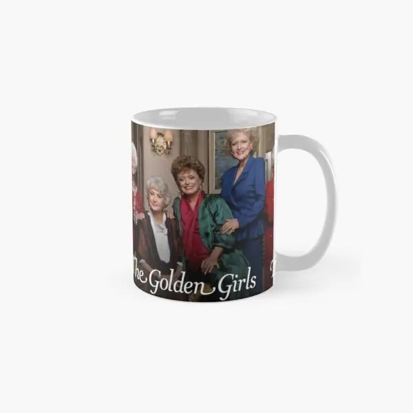 

Классическая кружка с изображением золотых девушек, круглая чашка с ручкой и простым дизайном, подарки для чая, чашка с изображением кофе, фотография, посуда для напитков