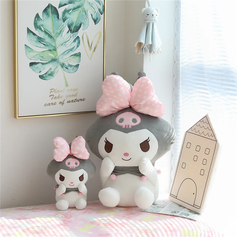 Sanrio Kuromi Cinnamoroll Plush Pillow Cute Soft Cartoon Anime My Melody Stuffed Doll Home Decor Comfortable Gifts For Girl  ﻿ 5