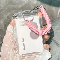 Creative Photocard Holder Photo Protector Idol Cards Protector Cute Card Holder Keychain Photo Sleeves Bus Card ID Badge Holder 1