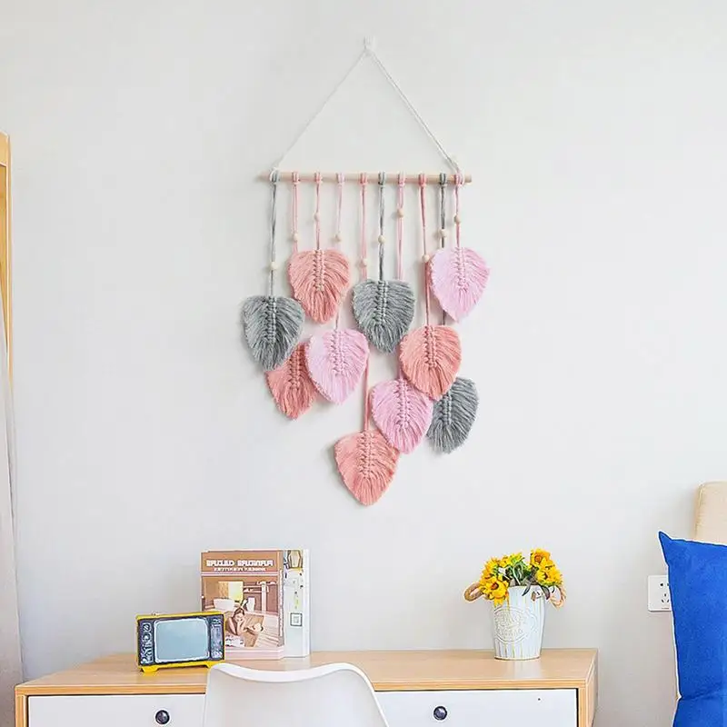 Macrame Boho Tapestry Wall Hanging Hand-woven Home Decoration Accessories Modern Art Tassel Apartment Dorm Room Decoration tapestry decorations