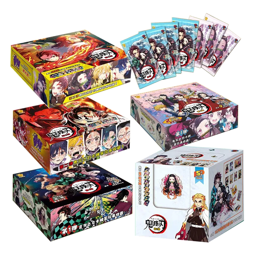 New Demon Slayer Card Collection Special Edition Classic Anime Peripheral Character Collection
