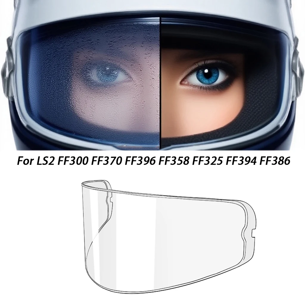 Installation du film anti-buée pour visière de casque LS2, protection écran PC haute définition et anti-fragmentation.