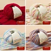 50g/roll Merino Wool Yarn Baby Wool Rainbow Wool Segment Dyed Yarn For Hand Knitted Crochet Scarf Clothes Yarn Clothes Hats 6