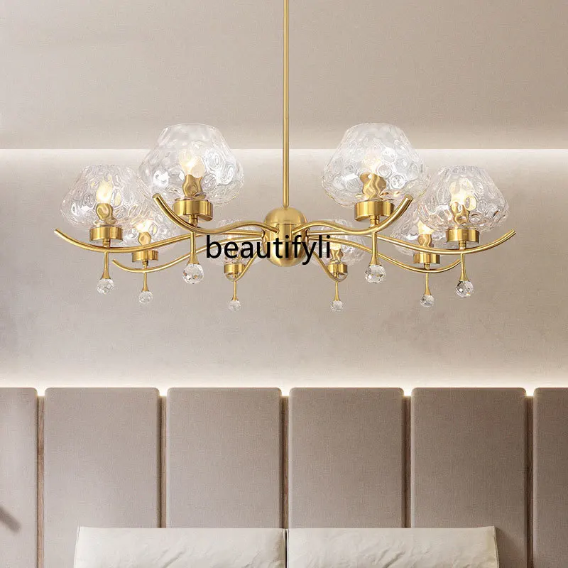 

CXH Modern Minimalist Living Room Main Lamp Dining Room Bedroom Study Creative Glass Design Sense Lamp