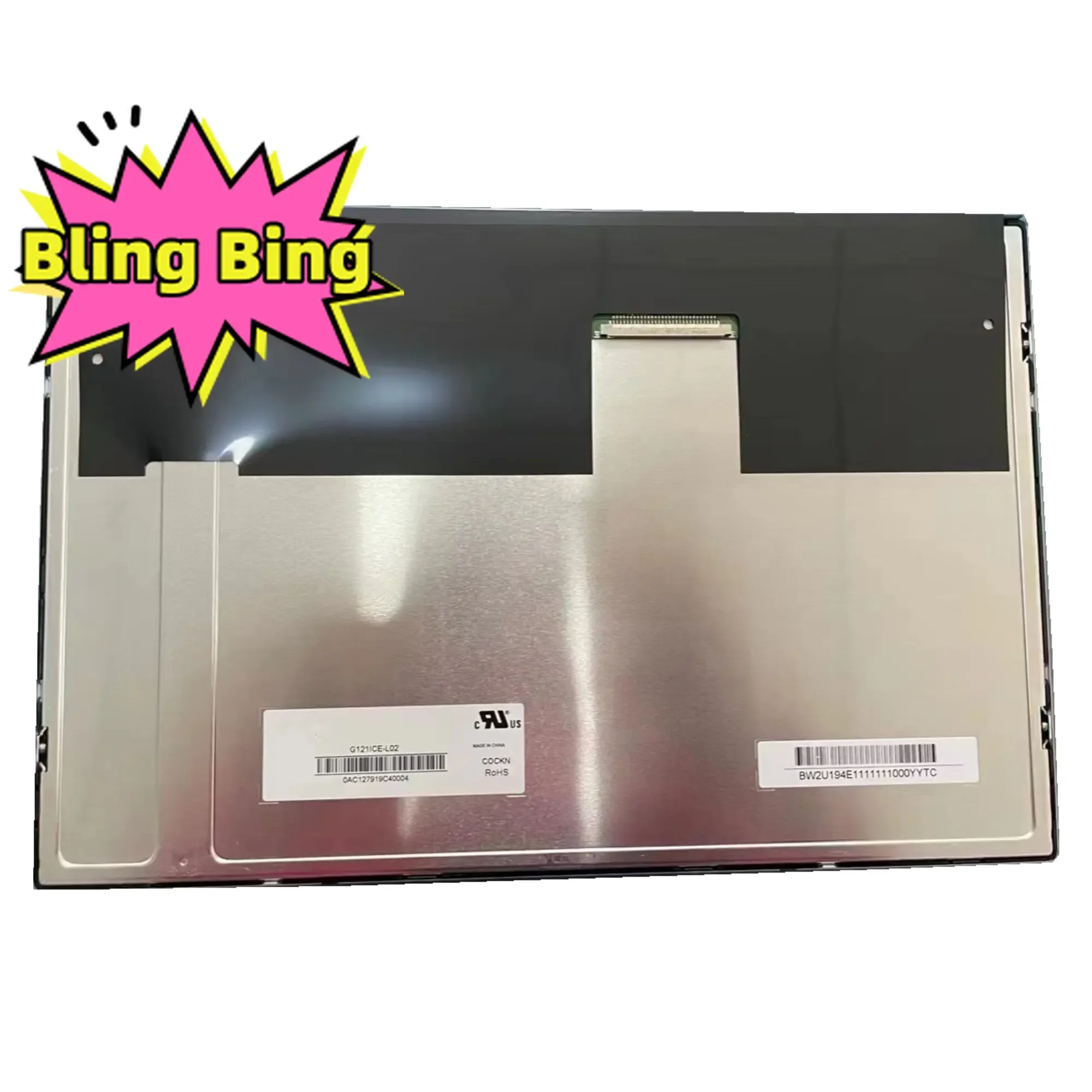 

G121ICE-L02 For 12.1 Inch 1280×800 Panel Model Industrial Commercial Application Monitor LCD Screen