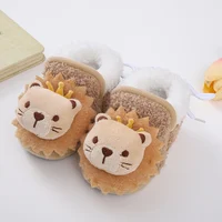 Babies' Snow Boots Cotton-padded Shoes  Toddler Soft-soled Shoes Boys Girls Plush Cartoon Decoration Patchwork Non-skid Shoes 4