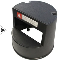 Aixiangru-Movable 2-Step Ladder,Footstool with Wheels,Removable Stepladder,Black Foot Stool,Shop Use, Domestic Use 4