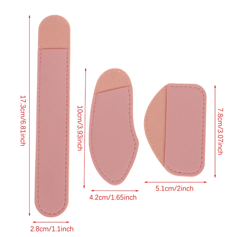 Makeup Spatula Storage Case Heart Shaped Spatula Leather Case Spoons Sticks Cosmetic Protection Tool Storage Box