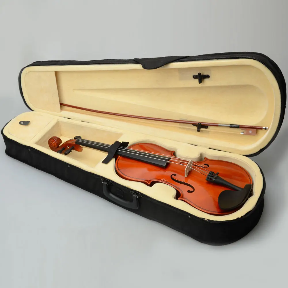 16" Acoustic Viola Case Bow Rosin Nature Color