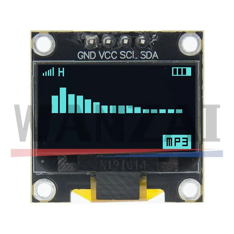 Original 0,96" OLED SPI/IIC I2C weiß/blau/gelb blau 0,96 Zoll OLED Modul 128X64 OLED LCD LED Display Modul für ARDUINO – Detail 7