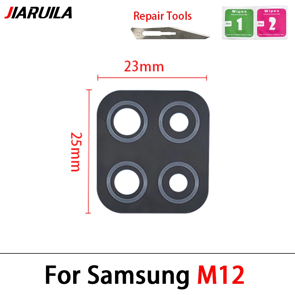 Premium Replacement Rear Camera Glass Lens with Adhesive