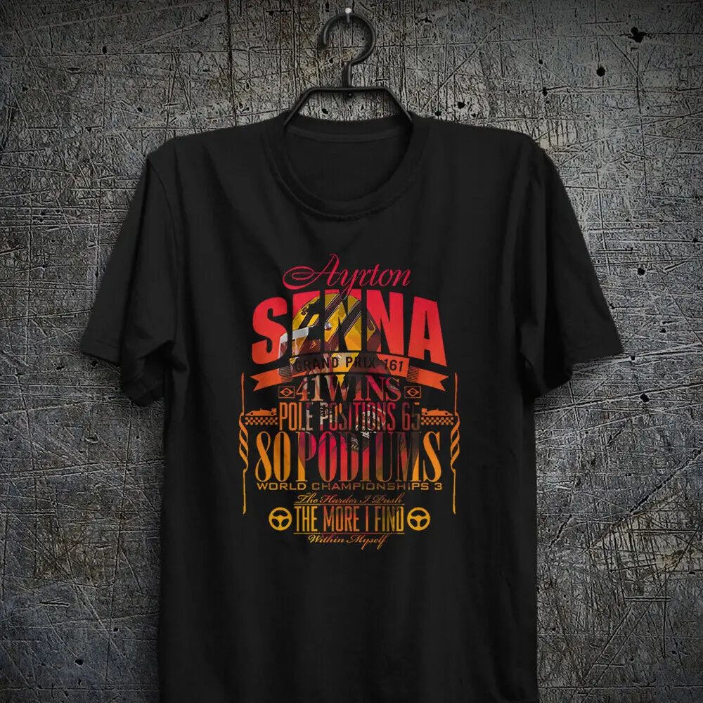 41 Wins Grand Prix 65 Pole Positions Ayrton Senna T-Shirt Campionato Del Mondo 3