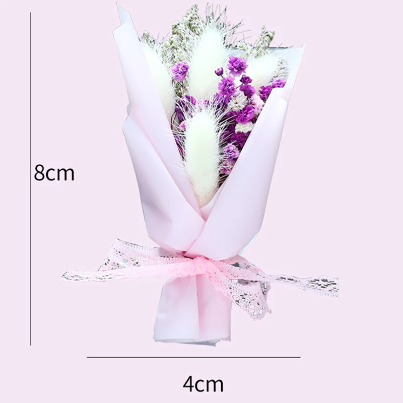 Car Perfume Air Vent Clip Dried Flowers Bouquet Mini Bouquet