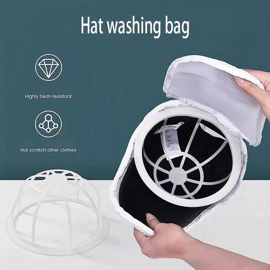 Baseball cap washing bag anti deformation washing machine hat convenient bag machine mesh