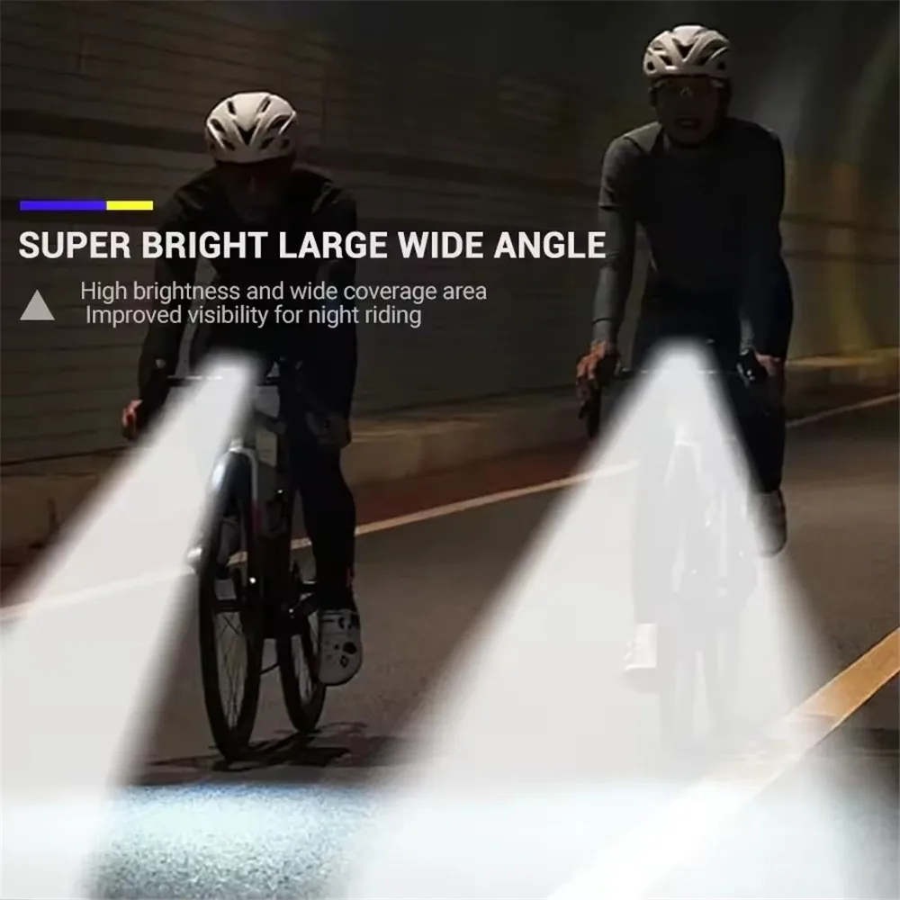 FGCLSY 9 LED 자전거 헤드라이트 USB 충전식 자전거 램프 슈퍼 밝은 핸들바 조명 야외 방수 사이클링 전조등