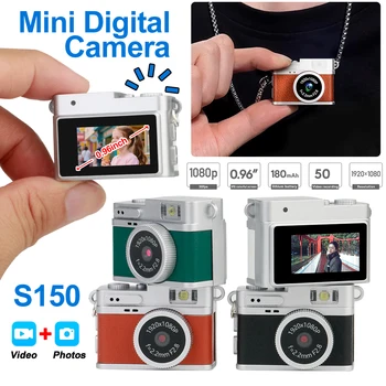 Videocamera digitale retrò Mini videocamera CCD 1080P con schermo Videocamera sportiva portatile per interni ed esterni Videoregistratore piccolo vintage S150