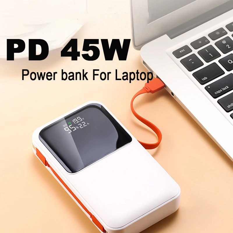 Power Bank 20000mAh 45W - Ricarica Rapida USB C, 4 Porte - Con Display LED - Per MacBook, Phone 15 - Foto 12