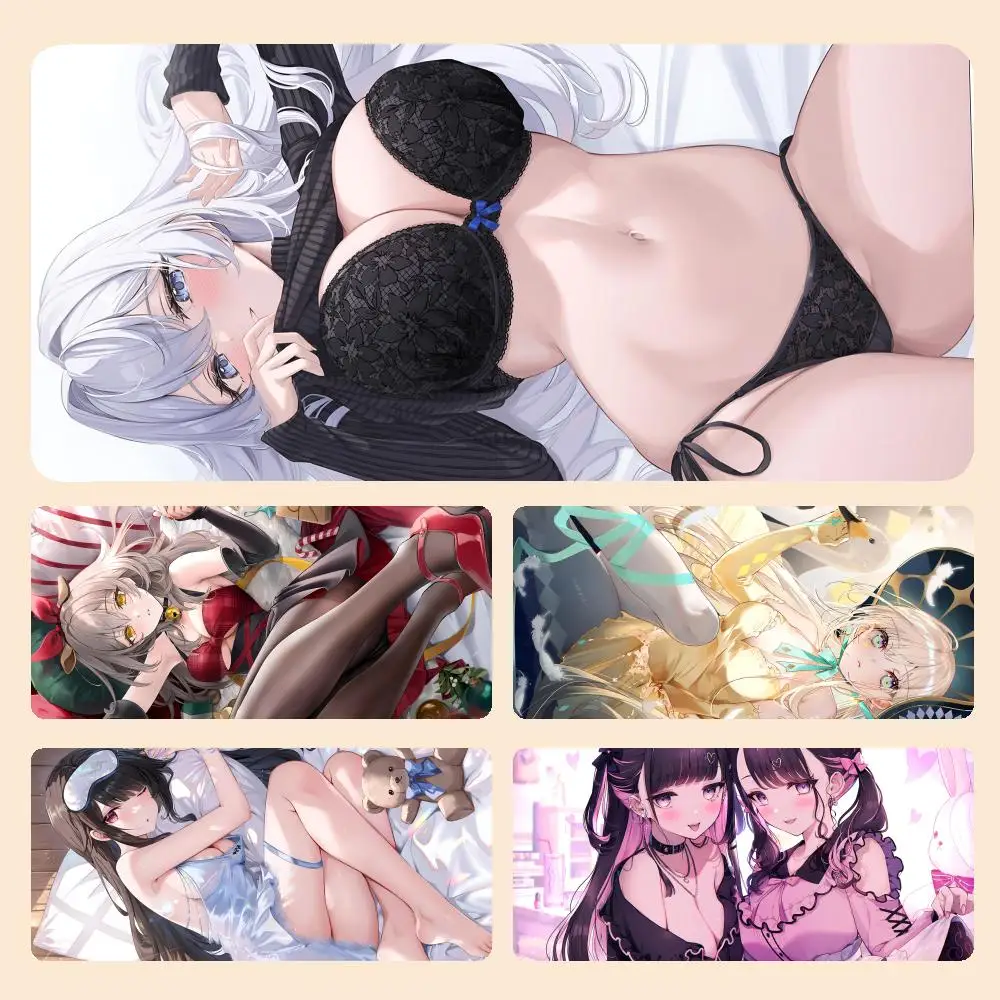 

Anime Girl Mousepad Anime Gamer XL Computer HD Home Mousepad XXL Mouse Mat Natural Rubber Non-Slip Carpet Table Mat Mouse Mat