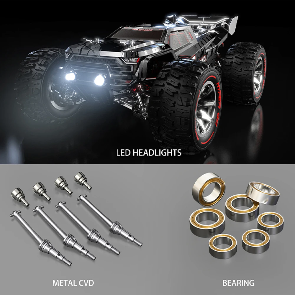 Hypergo MJX 14210 1/14 V2.0 Rc Remote Control Car  4WD Off-road Racing RC Truck Brushless 2.4G Electric Drift Car Boy Toys 4