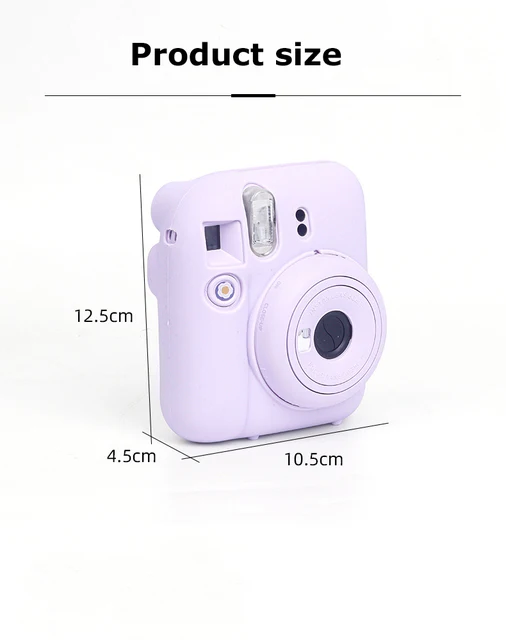 Fujifilm Instax Mini 12 accesorios de cámara instantánea, bolsa de cámara,  funda transparente, lente de Selfie, correa de hombro, pegatinas, novedad -  AliExpress
