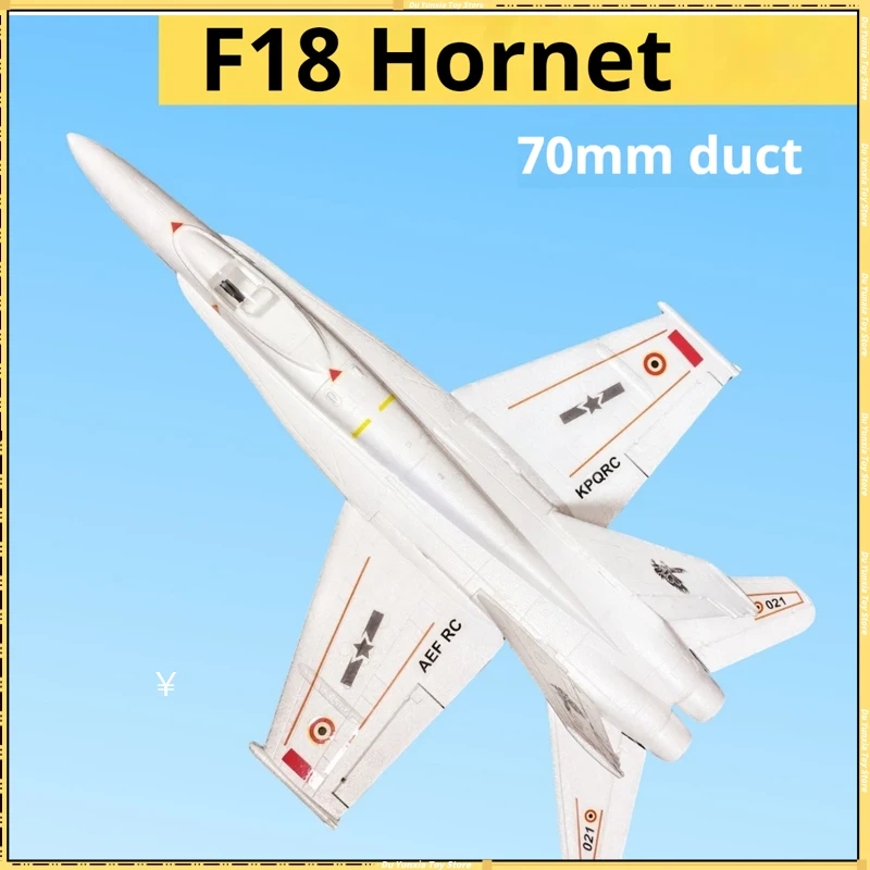 Модель супер Hornet Epo Jet F18, 70 мм канал, с неподвижным крылом, дистанционное управление, для взрослых, для сборки, боевой самолет