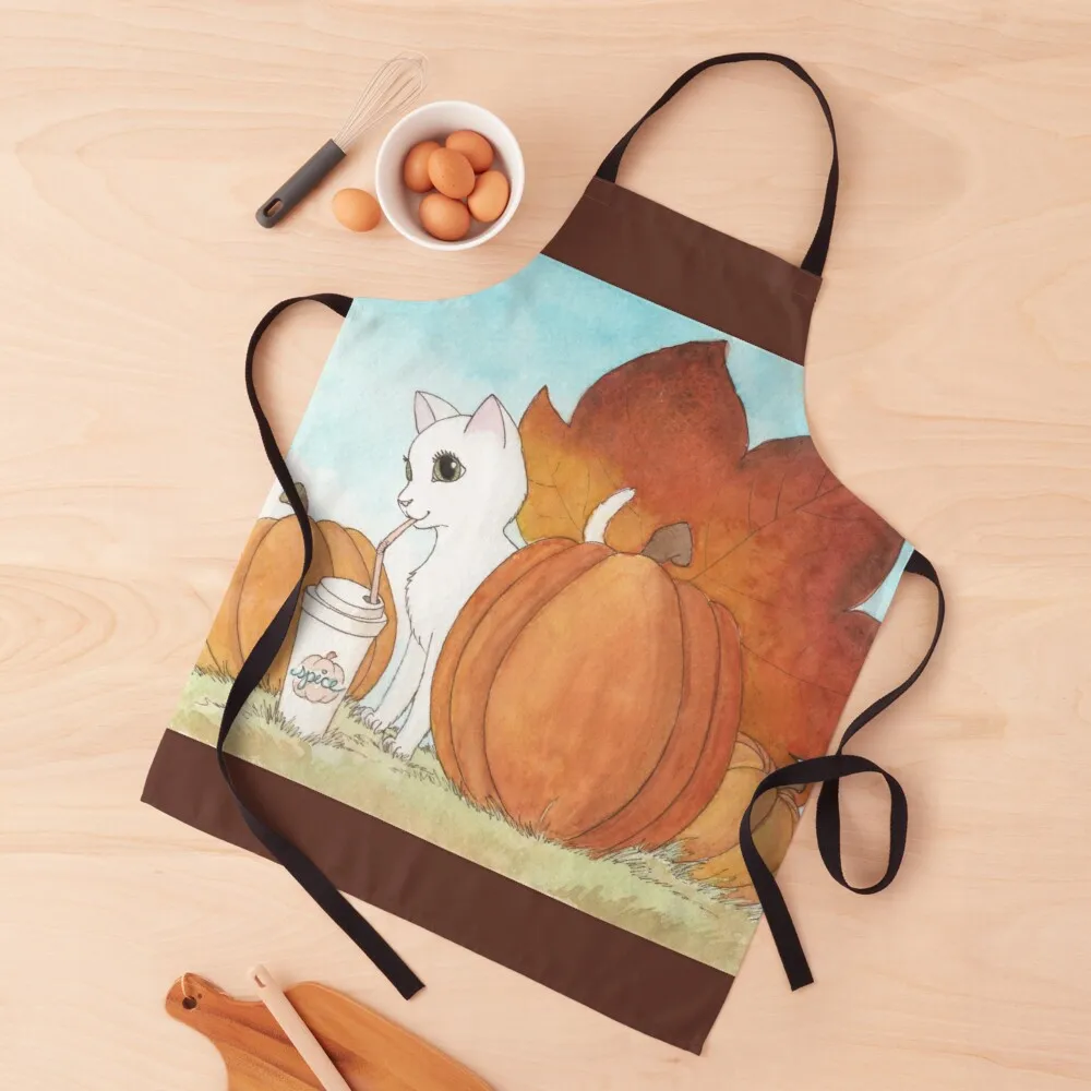 

Pumpkin Spice Apron Long Sleeve Apron Apron Women'S Waiter Apron