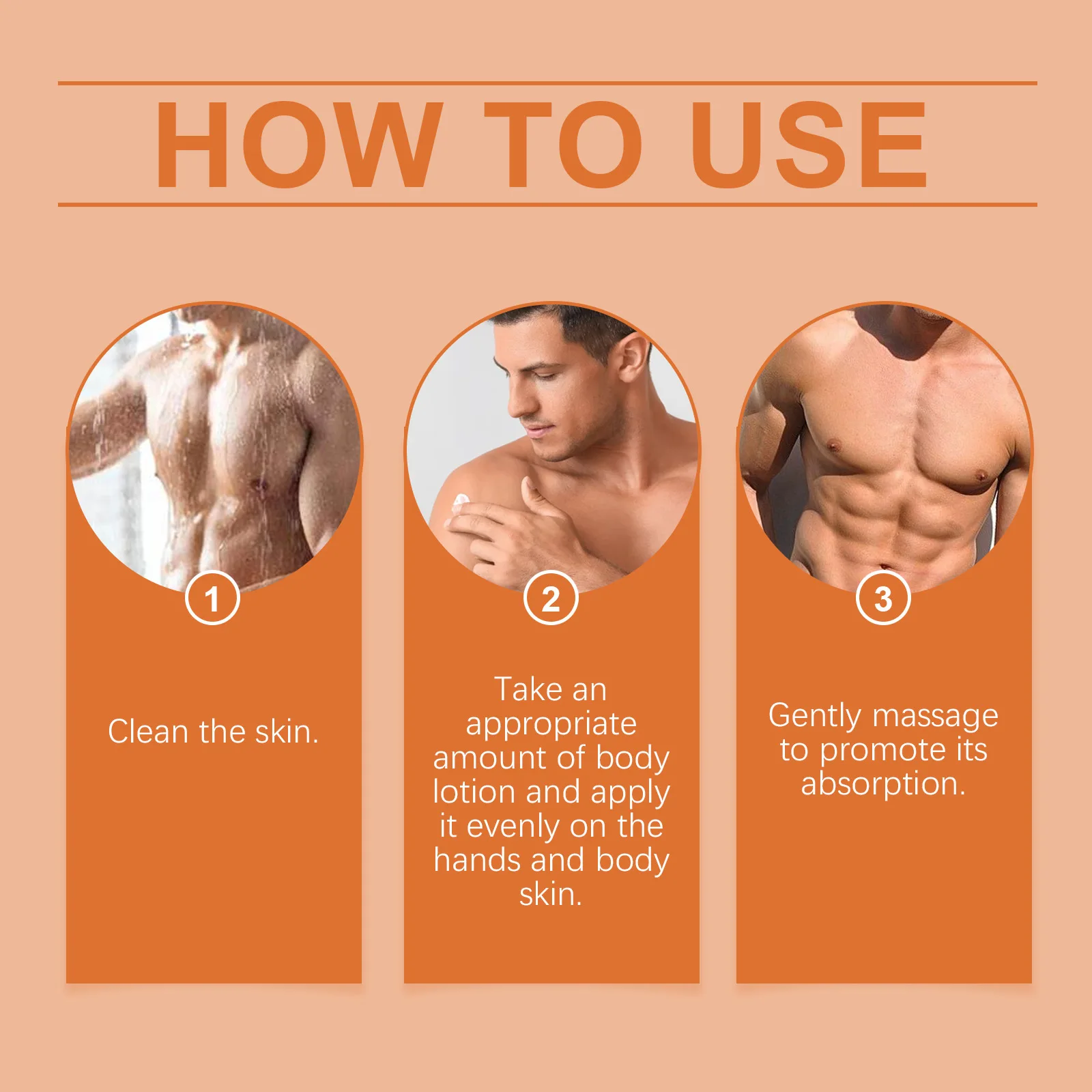 East Moon Serie di lozioni per il corpo da uomo Idratare a secco Migliora il controllo dell'olio cadente Fragranza duratura Illumina la pelle Creme nutrienti 6