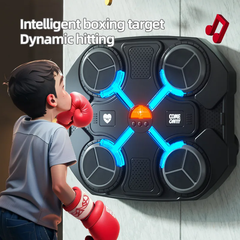 

Smart Music Boxing Machine with LED Lights For Kids Adults Wall Hanging Sanda Sandbag Wall Target for Boxing Sports Equipment