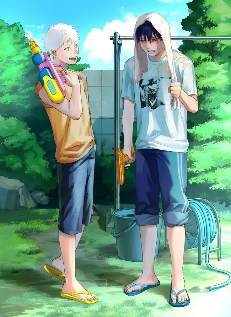 Anime-Inspired Art: The Summer Hikaru Died Canvas Print