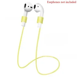 Premium Silicone Sports Lanyard with Anti - Lost Strap (YELLOW)