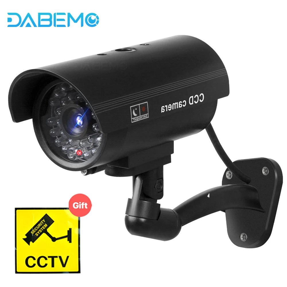 Fake Camera Outdoor Security CCTV Waterproof Home Emulational Dummy ...