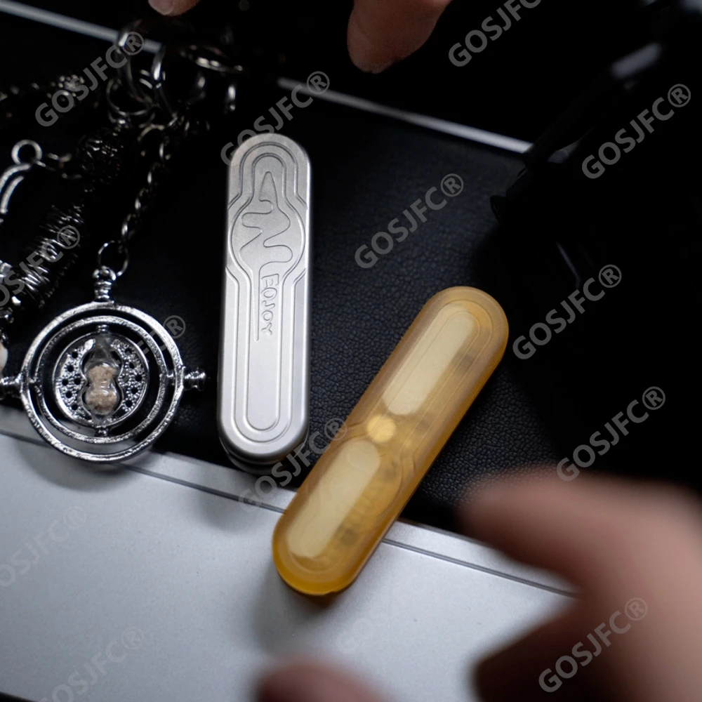네오조이 EDC 스파이시 글루텐 피젯 슬라이더 스트레스 해소 장난감 PEI 스테인리스 스틸 푸시 슬라이더 오리지널 디자인 불안 완화 기기