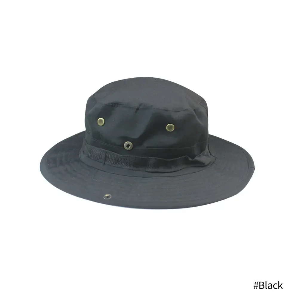 Enhanced Tactical Camouflage Boonie Hat for Men - Outdoor Hunting & Hiking Sun Cap