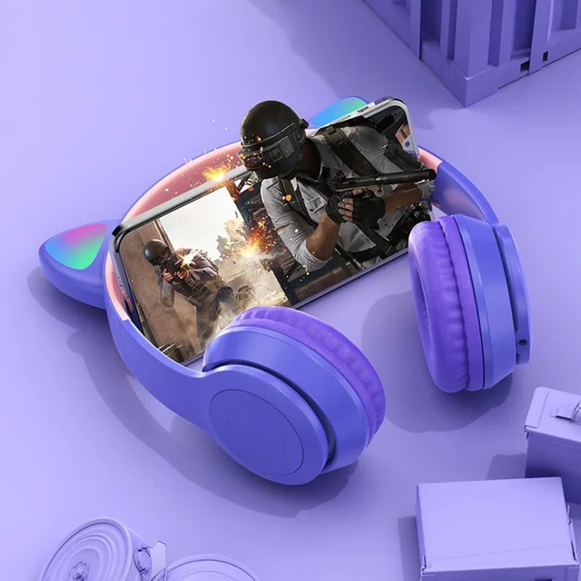 Glow Light Wireless Over-Ear Headphones 6