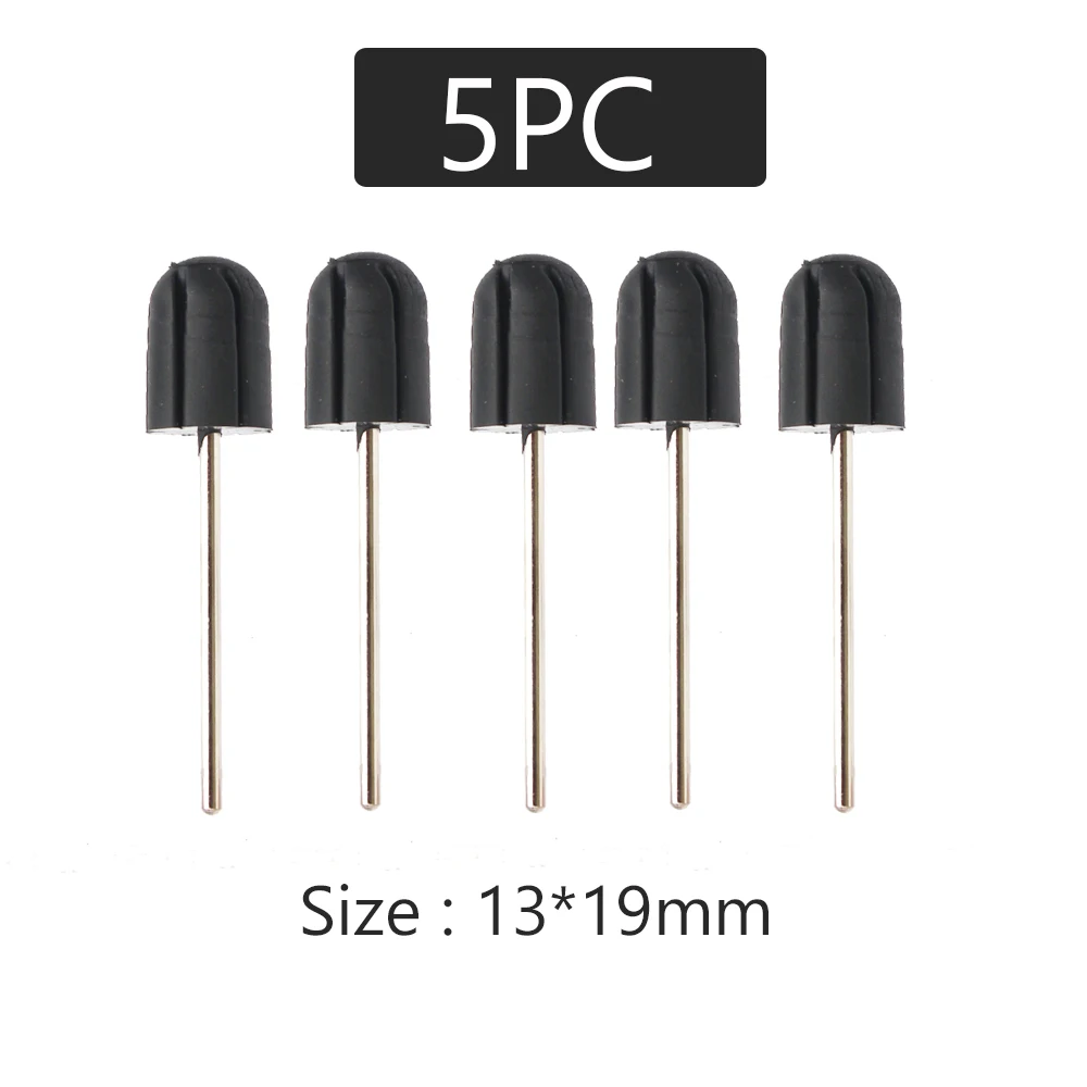 Premium Assorted Size Rubber Sanding Bands - Pack of 5 for Nail Drill and Finishing Touches