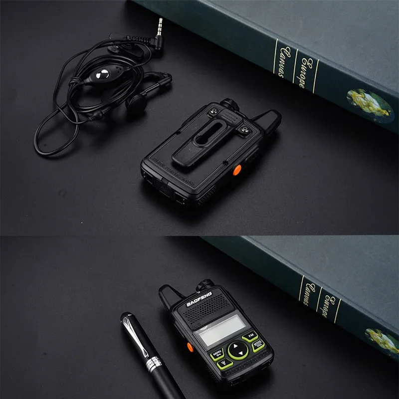 1/2/4PCS Baofeng BF-T1 MINI Walkie Talkie UHF 400-470MHz USB Charger Portable Two Way Radio Noise Cancellation Kids Gifts Toys 6