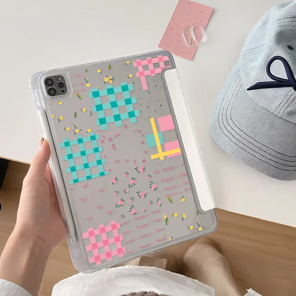 Floral Tablet Case with Pencil Holder
