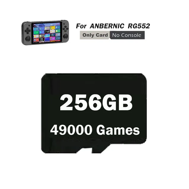 512GB 80000 Games TF Card Preloaded Games for ANBERNIC RG552 ONLY 